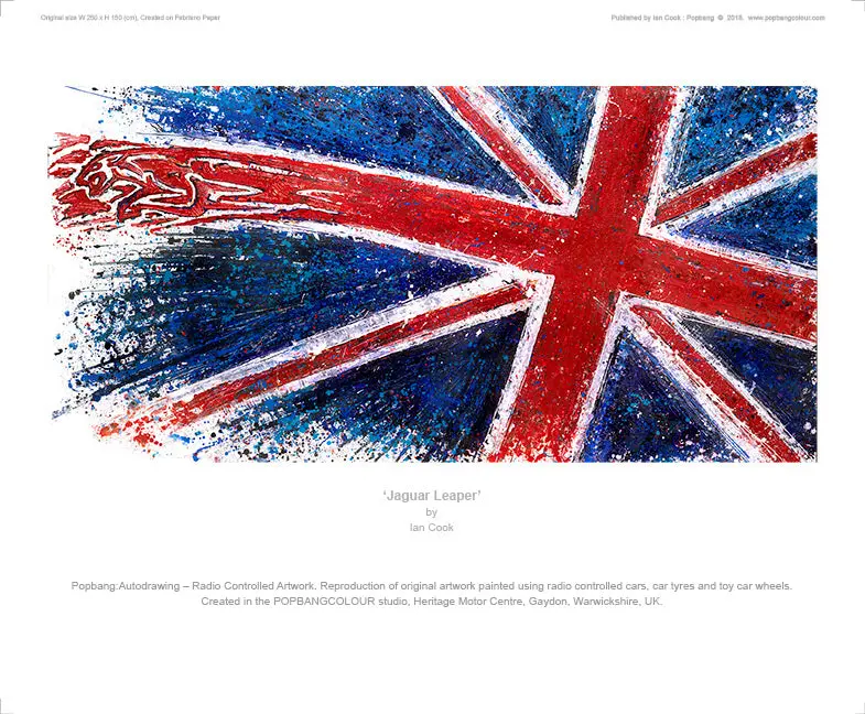 Jaguar Leaper Union Flag 1