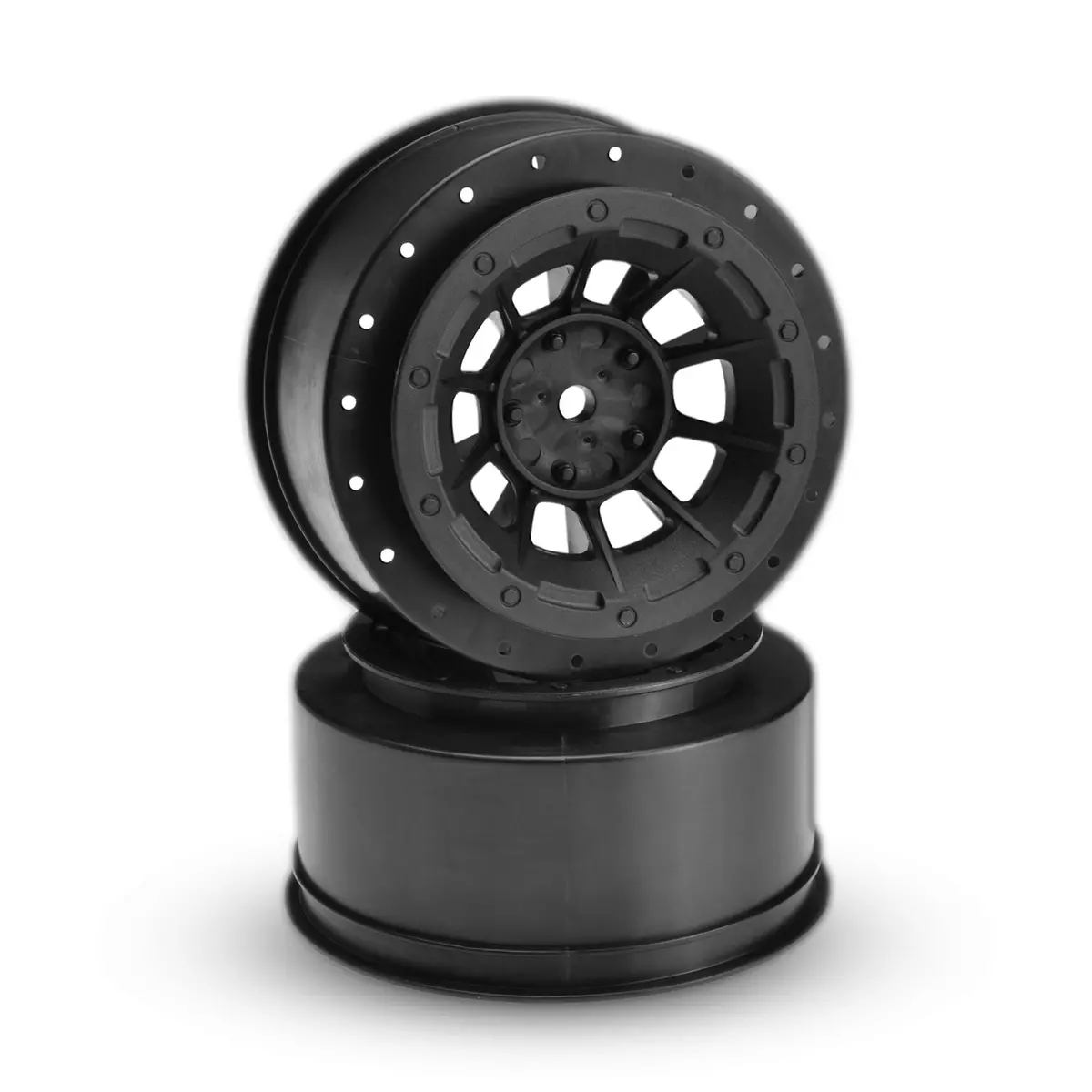 Jconcepts Rear Hazard Wheel, Black (2): Slash 1