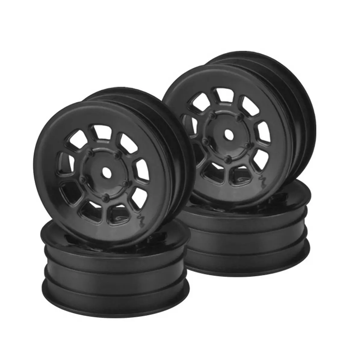 Jconcepts 9-Shot 2.2" Front Wheel, Black (4) 1