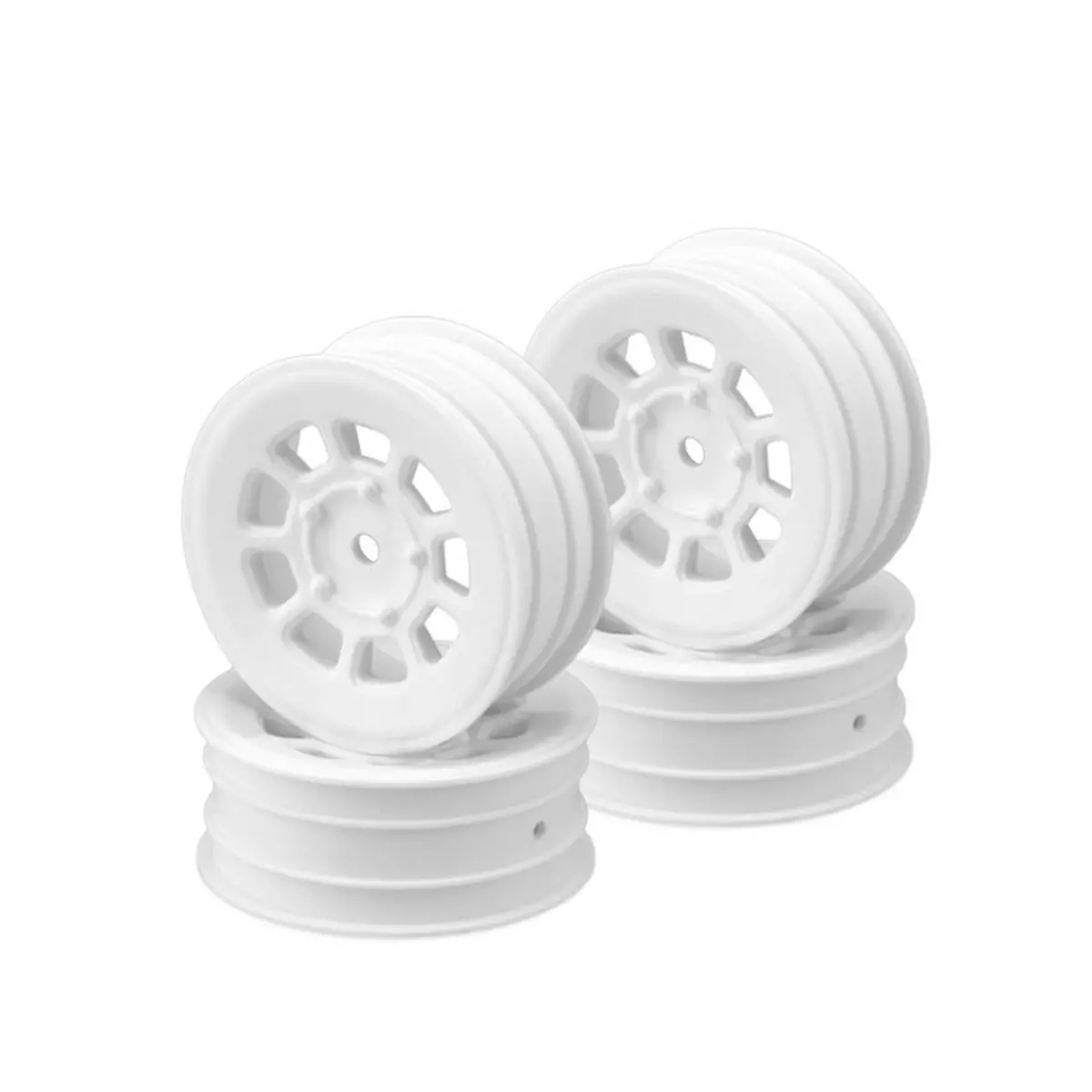 Jconcepts 9-Shot 2.2" Front Wheel, White (4) 1
