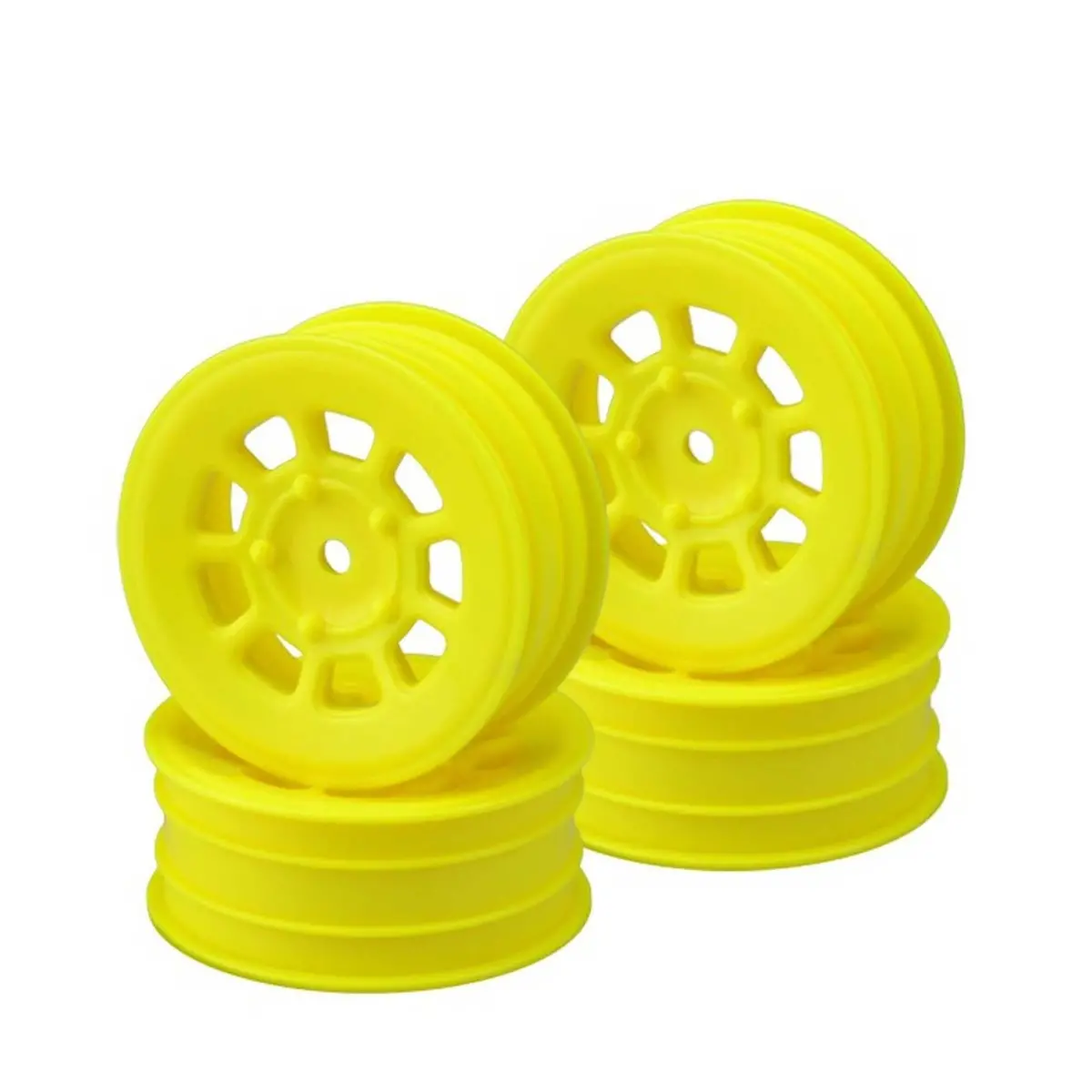 Jconcepts 9-Shot 2.2" Front Buggy Wheel, Yellow (4) 1