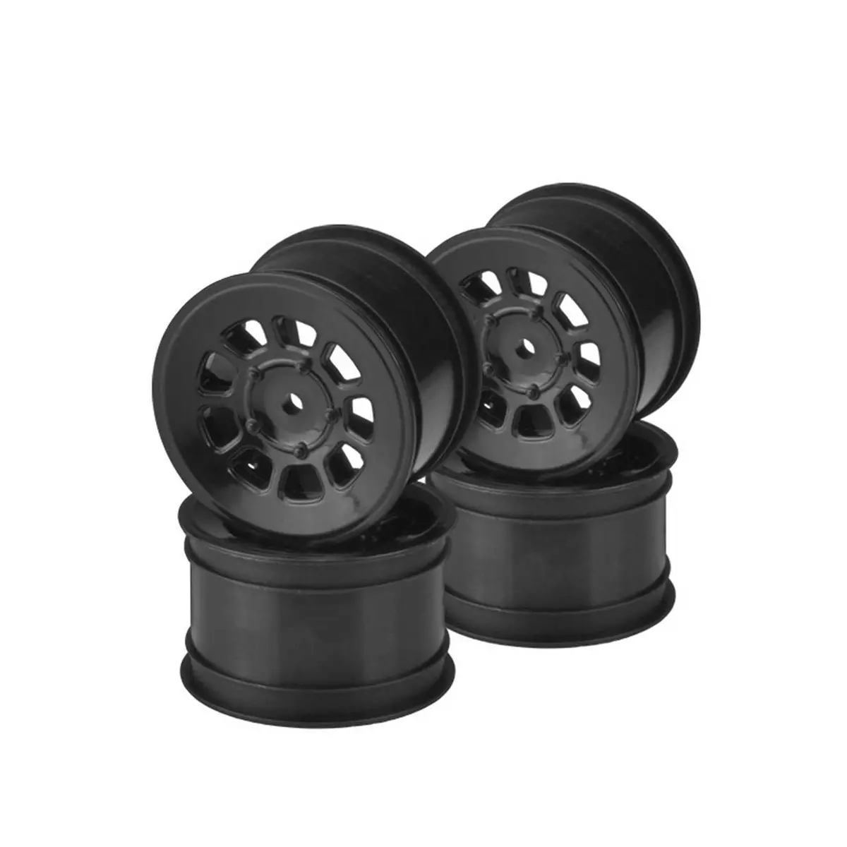 Jconcepts 9-Shot 2.2" Rear Wheel, Black (4) 1