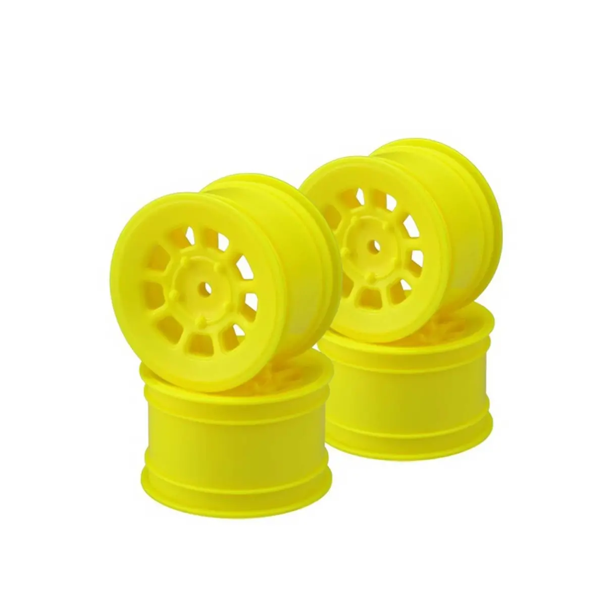 Jconcepts 9-Shot 2.2" Rear Buggy Wheel, Yellow (4) 1