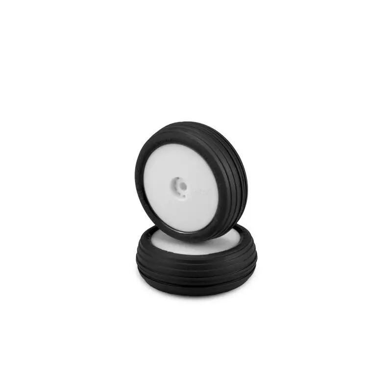 Jconcepts Hawk Green Compound Pre-Mounted, White Wheels (2) 1