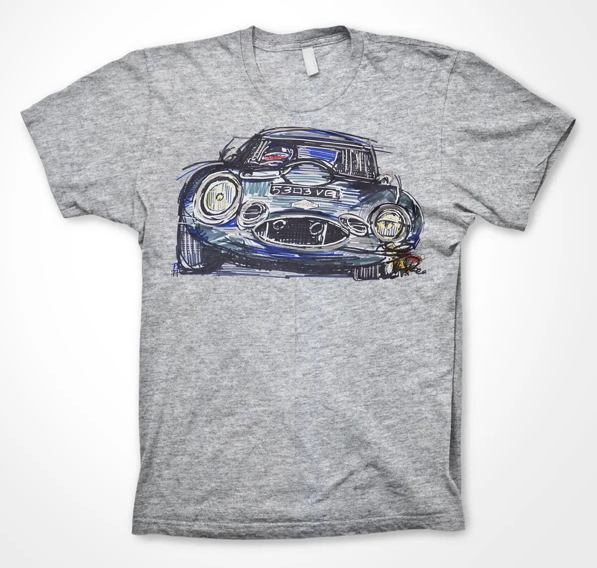 Jaguar E-Type Lightweight Heritage Design Unisex T-Shirt
