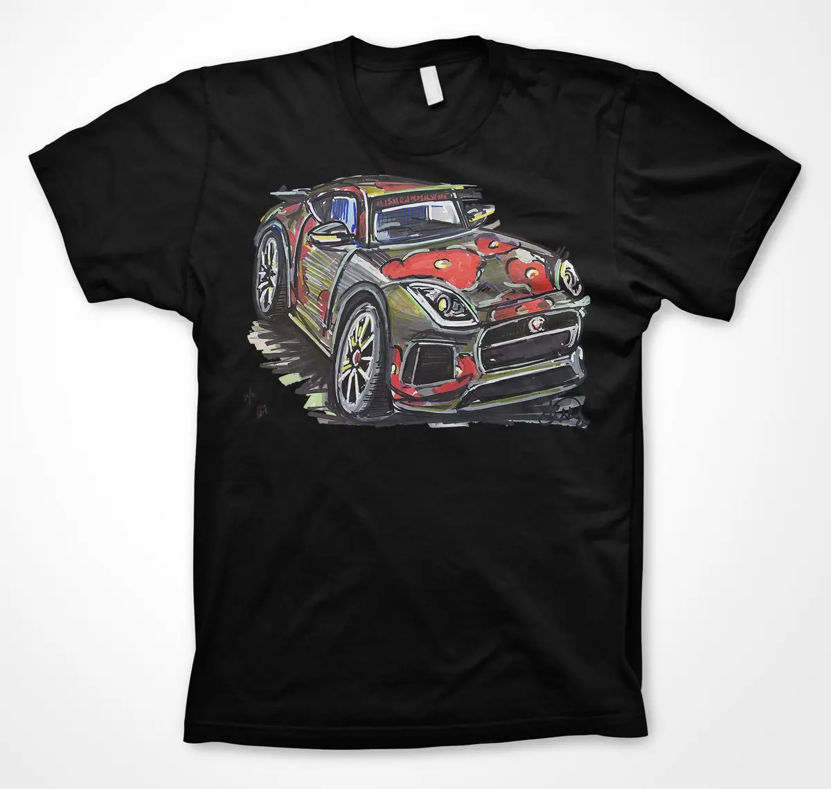 Jaguar F-Type ' Poppy Car' Mission Motorsport #Continuouscar Unisex T-Shirt 3