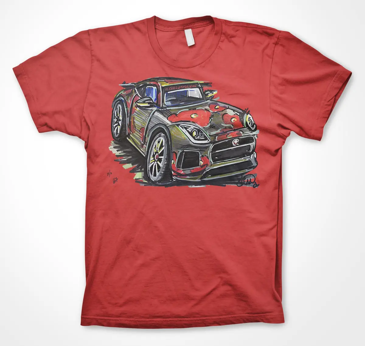 Jaguar F-Type ' Poppy Car' Mission Motorsport #Continuouscar Unisex T-Shirt 2