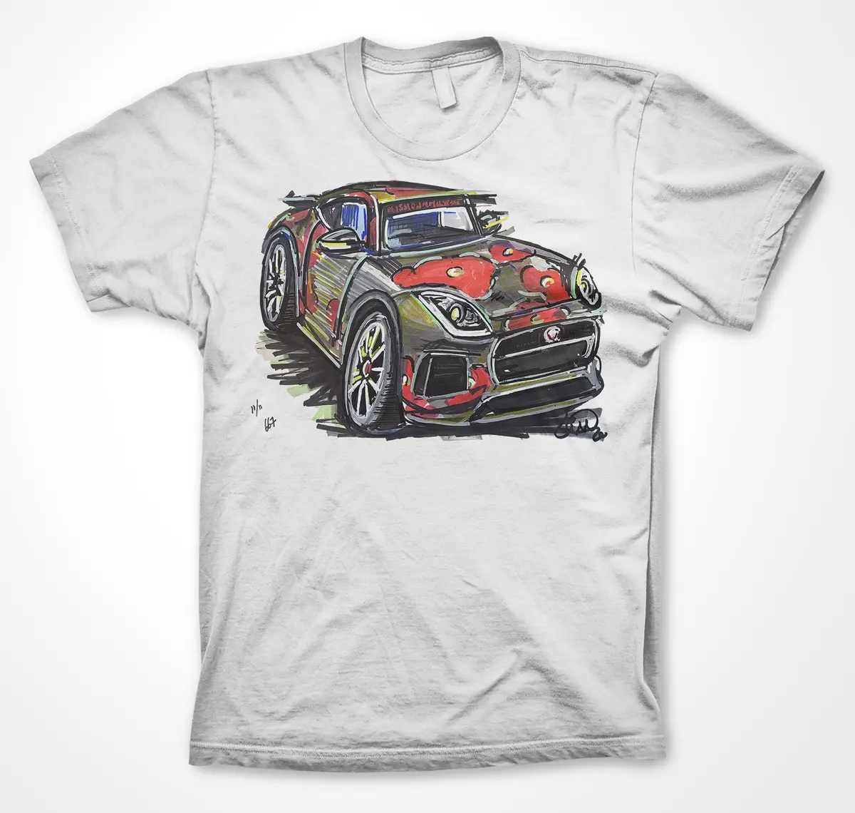 Jaguar F-Type ' Poppy Car' Mission Motorsport #Continuouscar Unisex T-Shirt 9