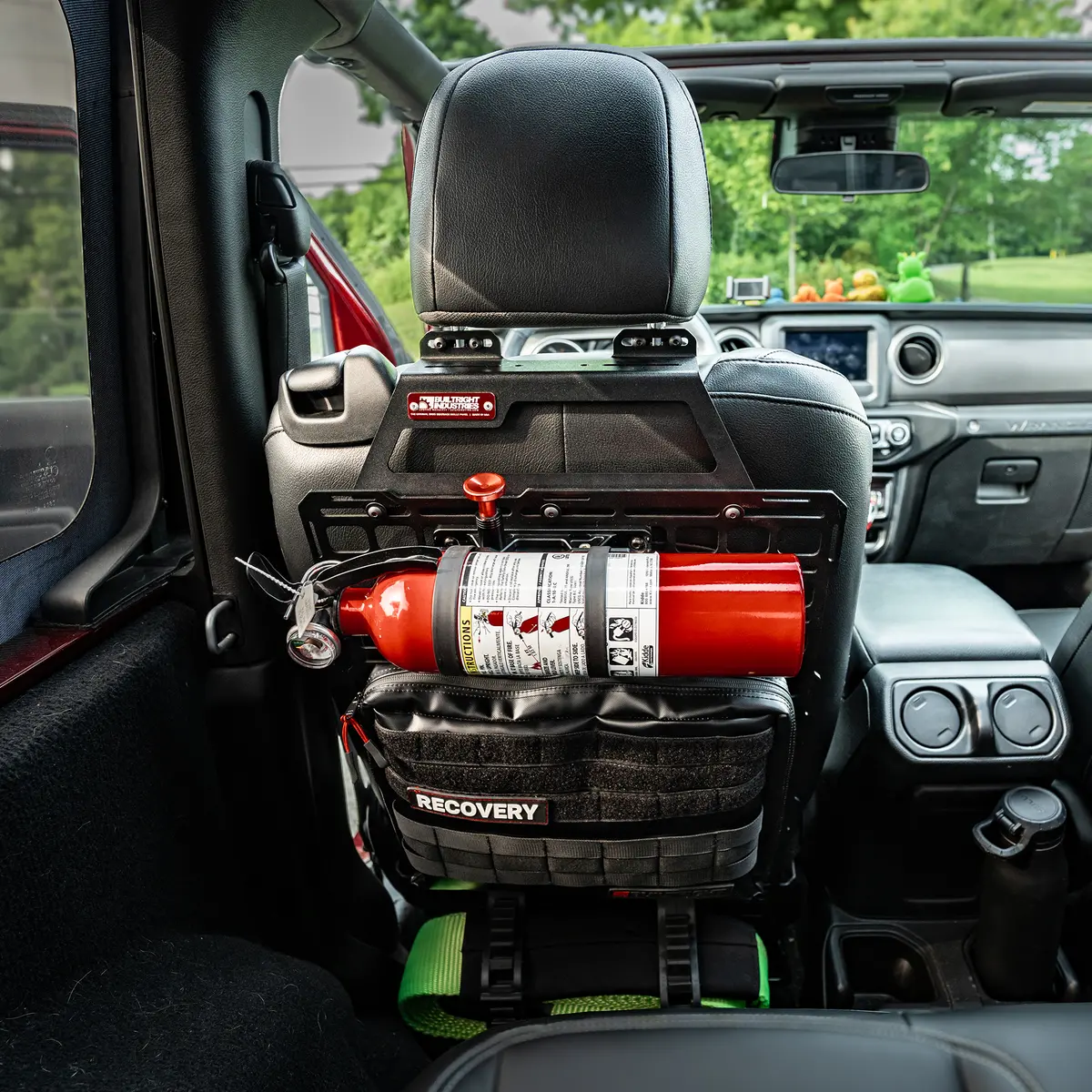 Seat Back Tech Plate Molle Kit | Jeep Wrangler (Jl) And Gladiator (Jt) (2018+) 1