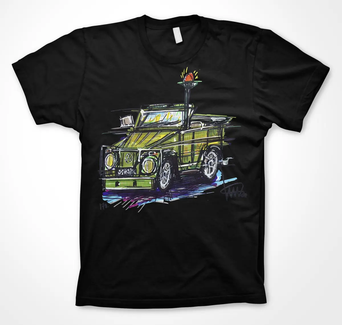 Volkswagen Trekker (Thing) #Continuouscar Unisex T-Shirt 4