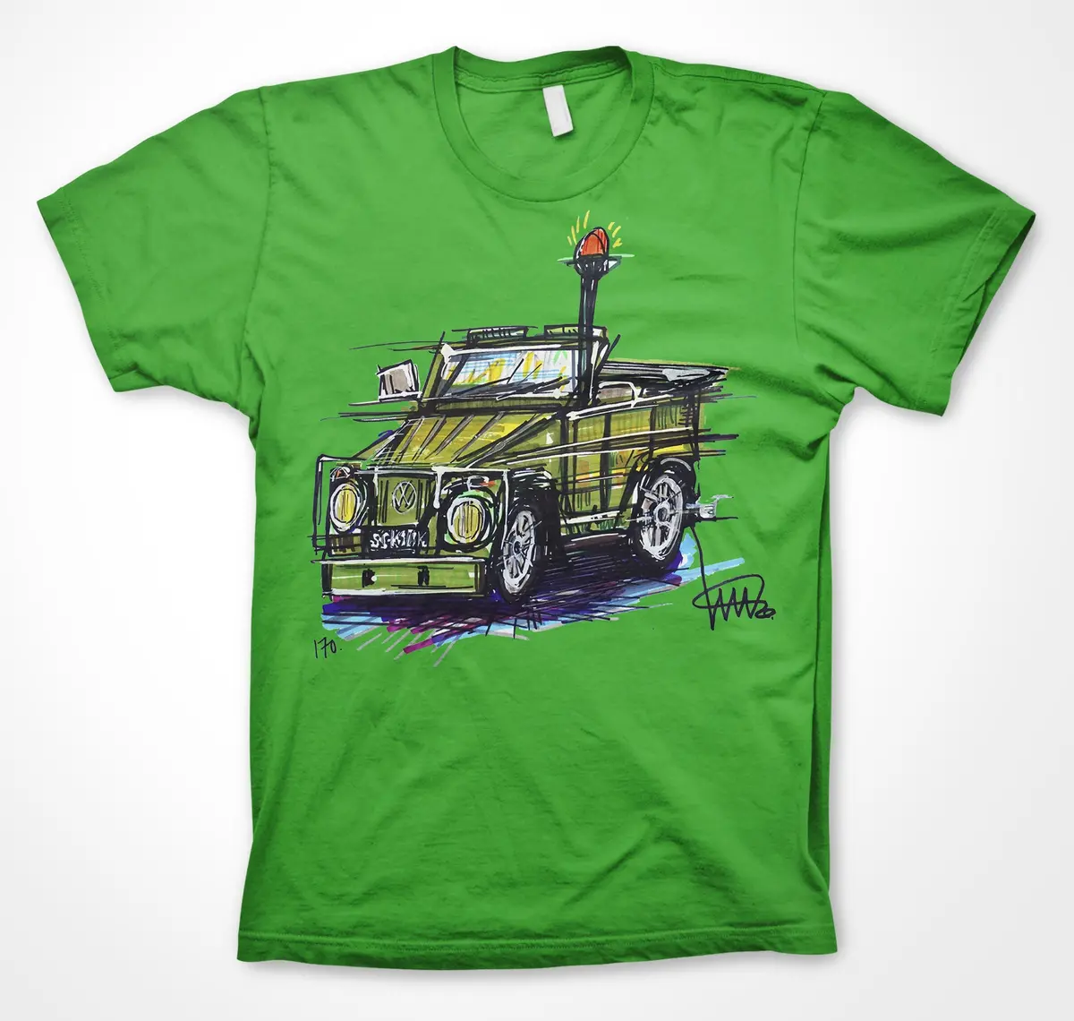 Volkswagen Trekker (Type 181) Retro Off-Road Unisex T-Shirt by Continuouscar