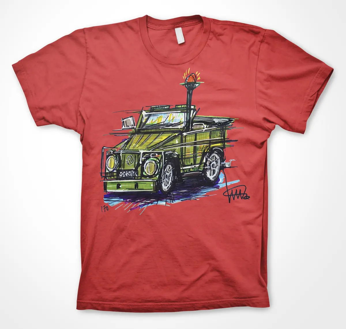 Volkswagen Trekker (Thing) #Continuouscar Unisex T-Shirt 8
