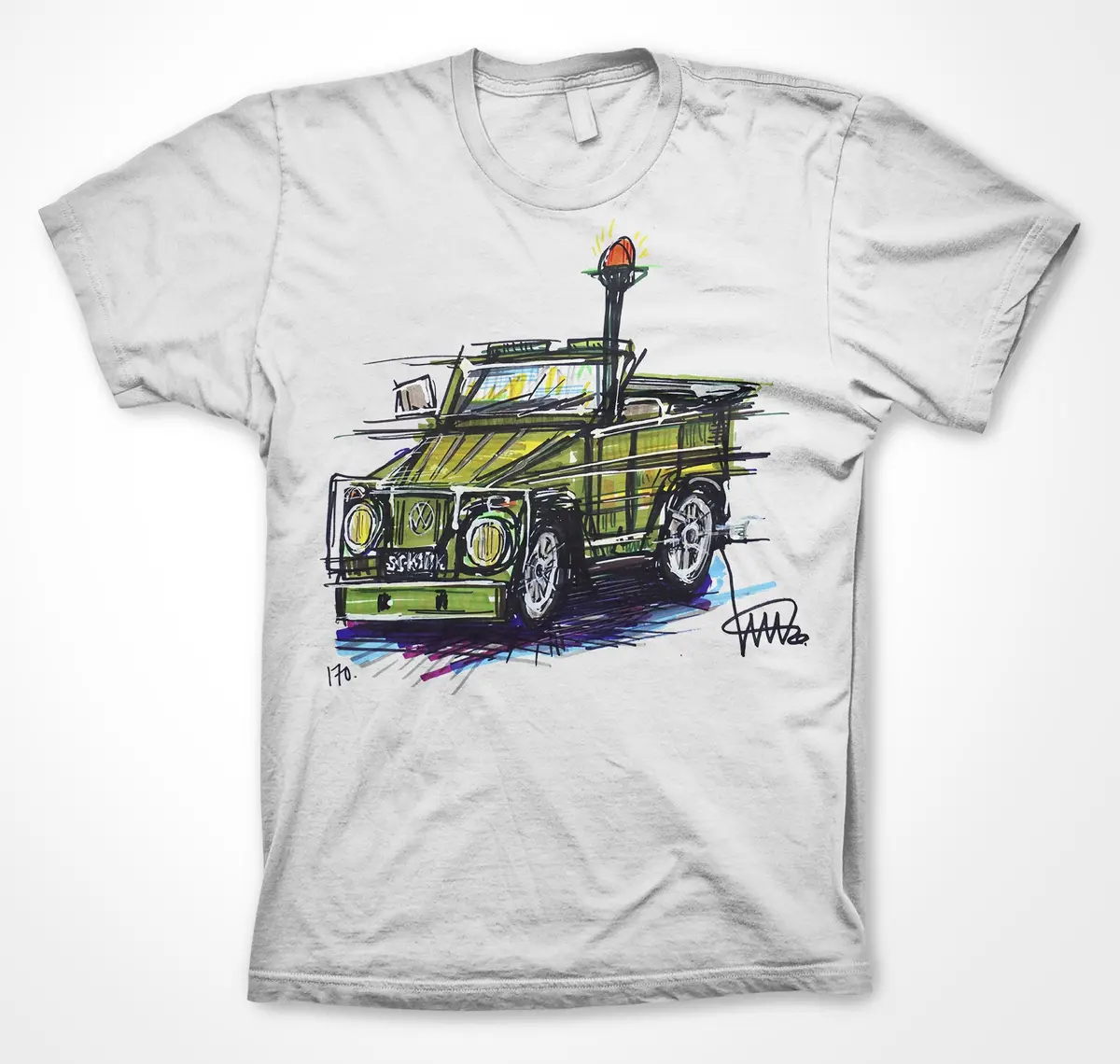 Volkswagen Trekker (Thing) #Continuouscar Unisex T-Shirt 6