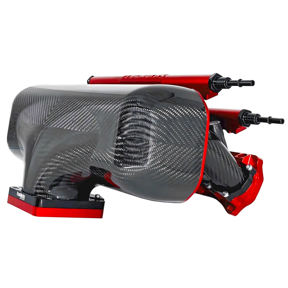 Pracworks K-Series Carbon Fiber Dual "8" Injector Centerfeed Intake Manifold 1