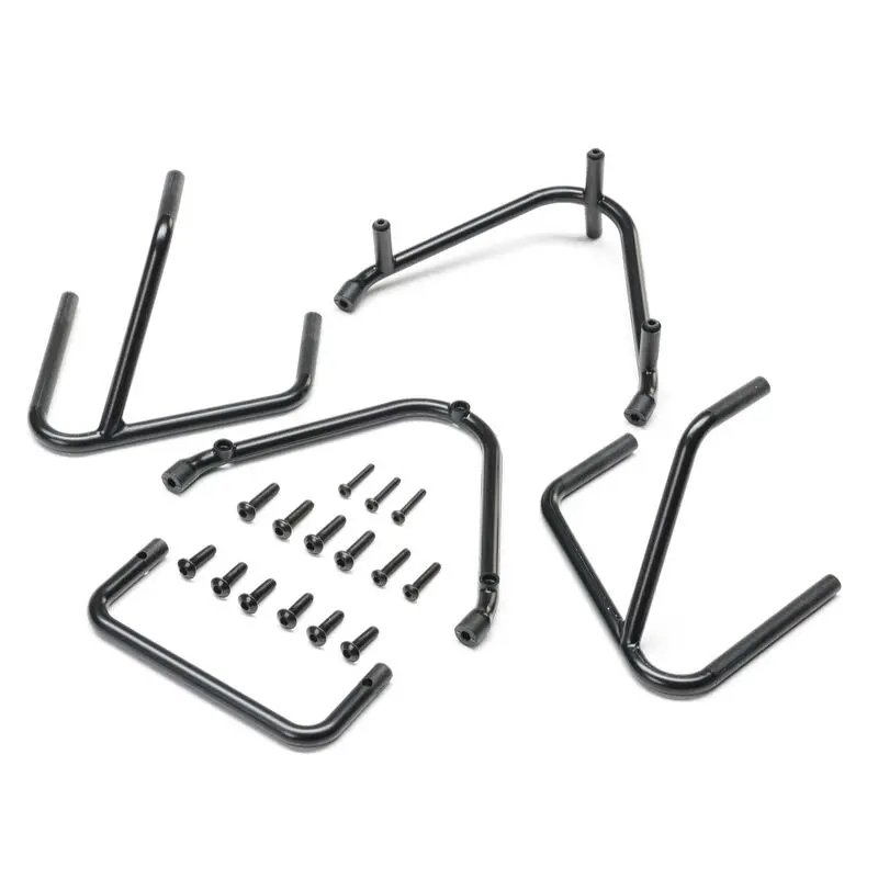 Losi Bumper Set, Black: 22S Sprint 1