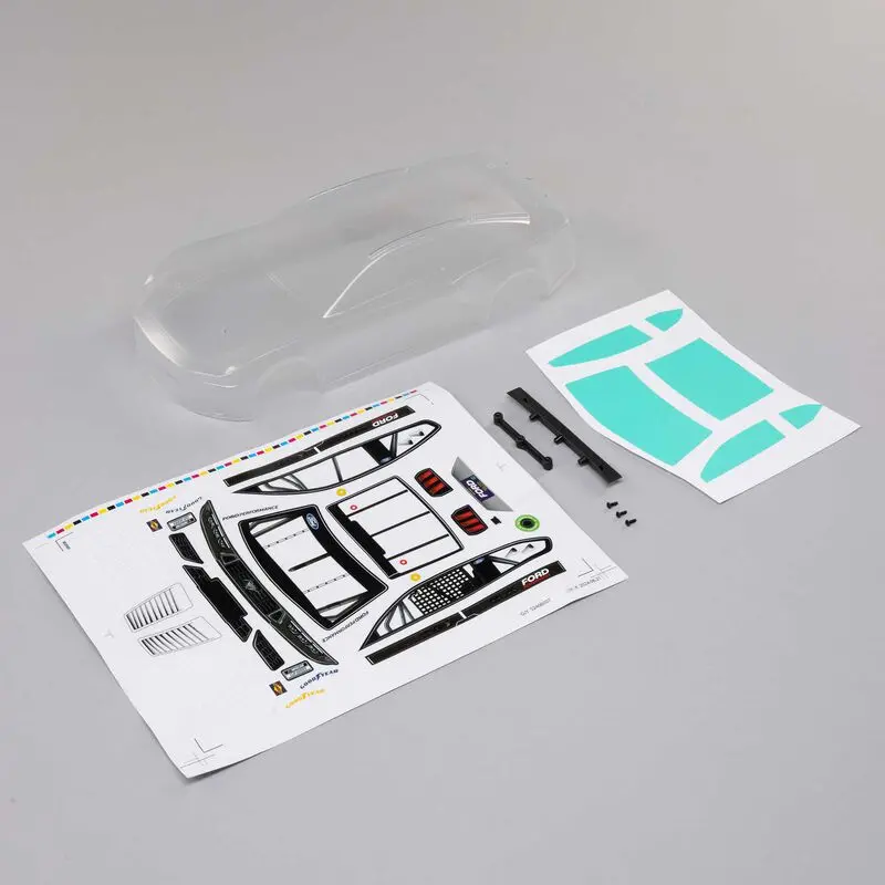Losi 1/12 Nascar 2024 Ford Mustang Body (Clear) 1