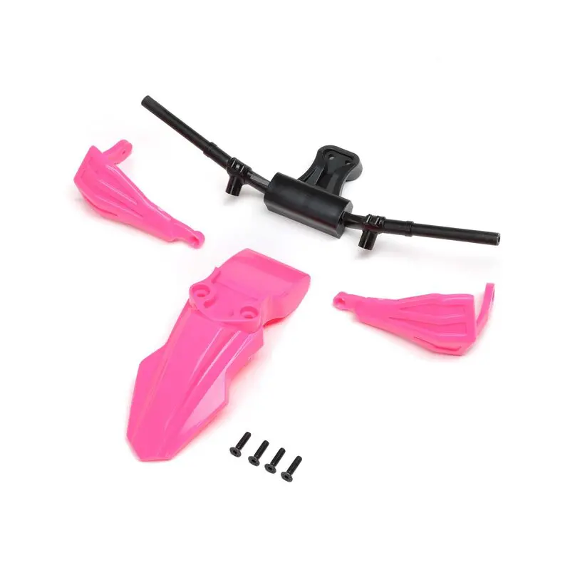 Losi Fender, Handguards & Handle Bars, Pink: Pm-Sm 1