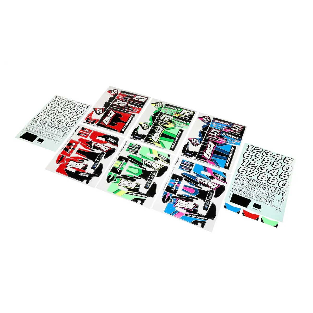 Losi Graphics Set (3): 22S Sprint 1