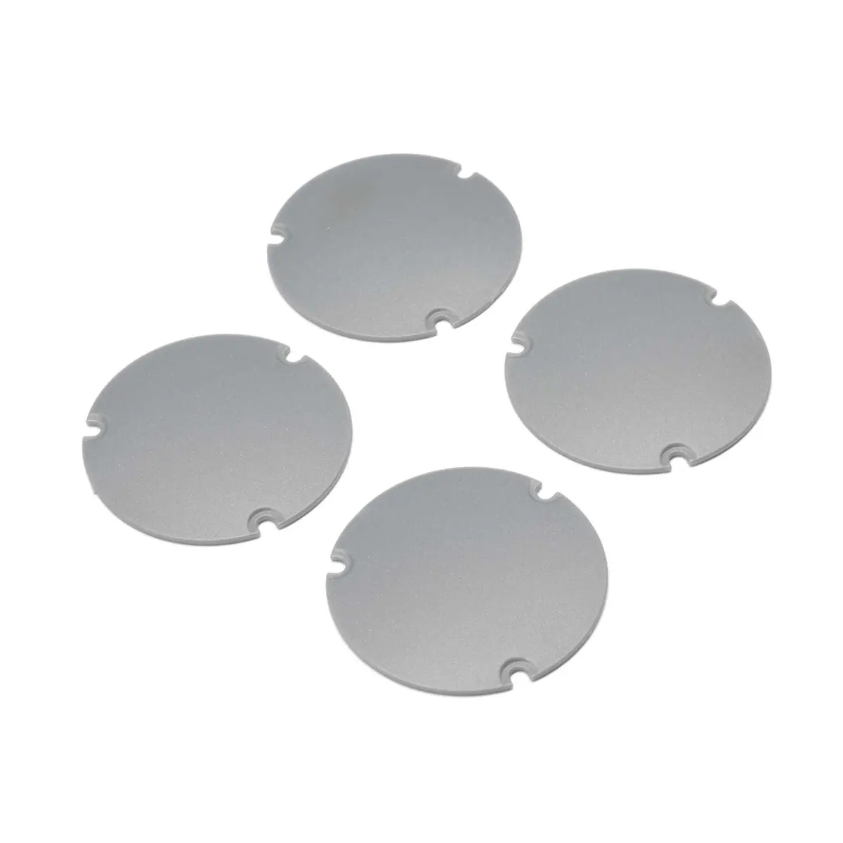 Losi Wheel Cover Set, Silver: 22S Sprint 1