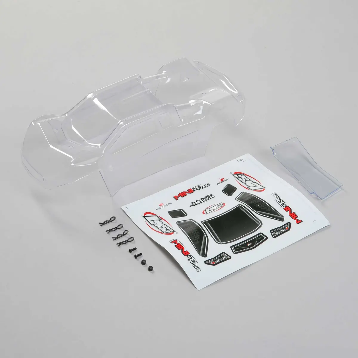 Losi Body, Clear: Mini-T 2.0 1