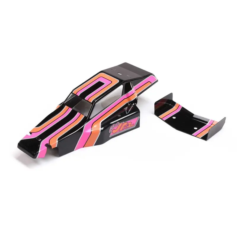 Losi Body & Wing, Black: Mini Jrx2 1