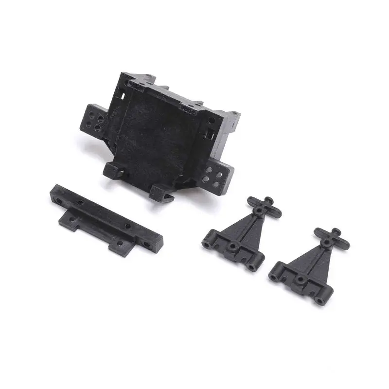Losi Rear Bulkhead, Toe Block, Link Mount: Mini Jrx2 1