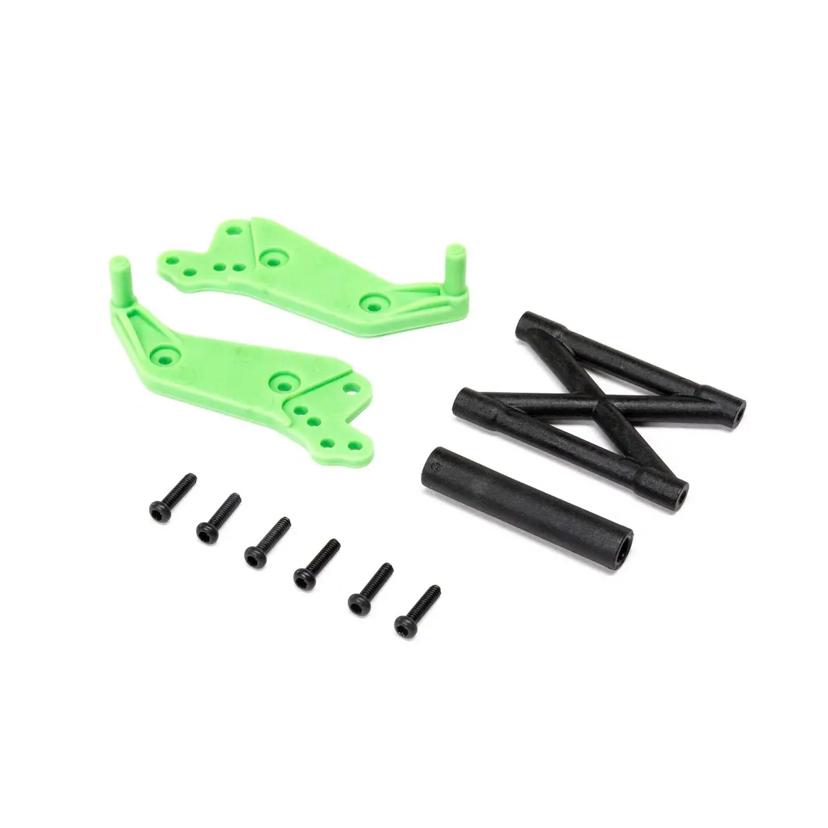 Losi Wheelie Bar Set, Green: Mini Lmt 1