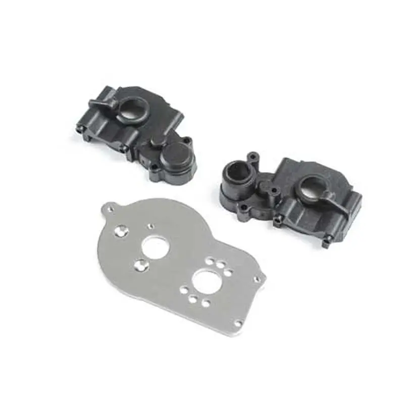 Losi Transmission Case & Motor Plate: Mini-T 2.0, Mini-B 1