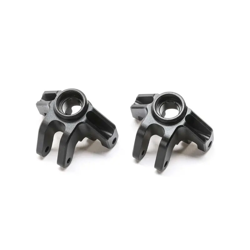 Losi Aluminum Steering Spindle Set, Black: Mini Lmt 1