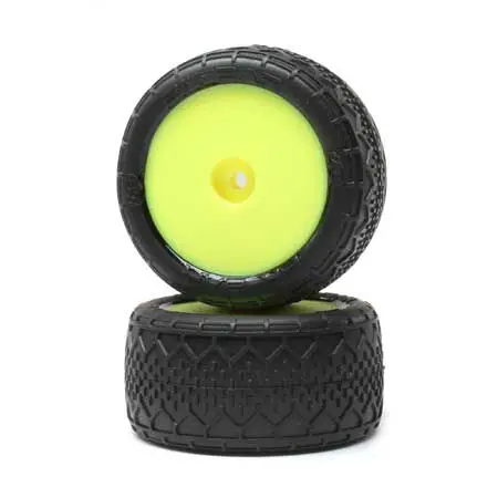 Losi Bk Bar Rr Mounted Yellow (2): Mini-B 1