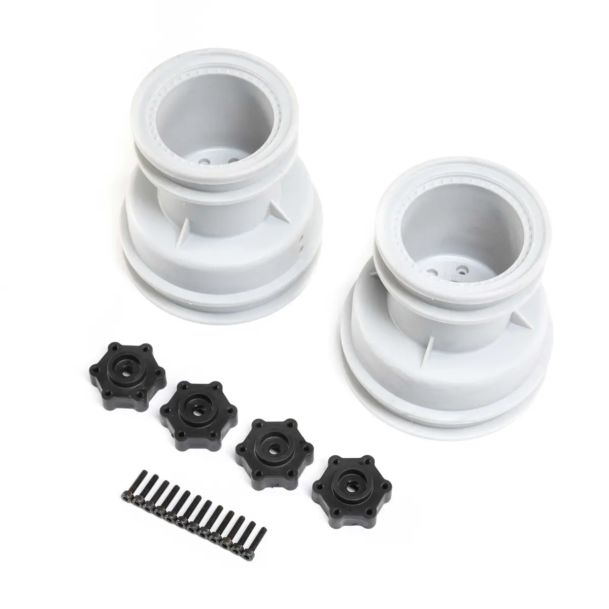 Losi Mt Wheel, Silver (2): Lmt 1