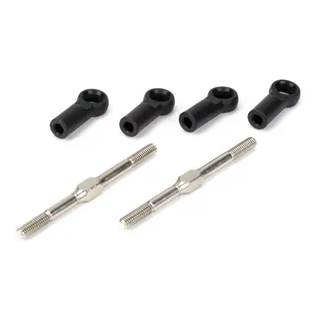 Losi Turnbuckles 4Mm X 60Mm With Ends: 8B 1