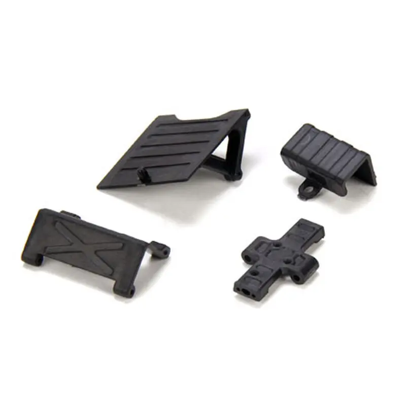 Losi Skid Plate, Chassis Brace, Batt Door & Tray: Mcrc 1