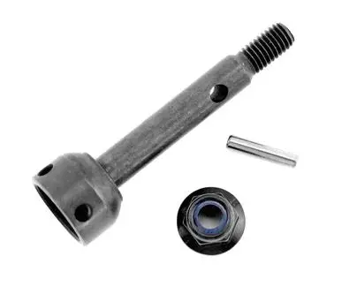 Losi Front/Rear Axle, Left Side, Black: Lst, Aft 1