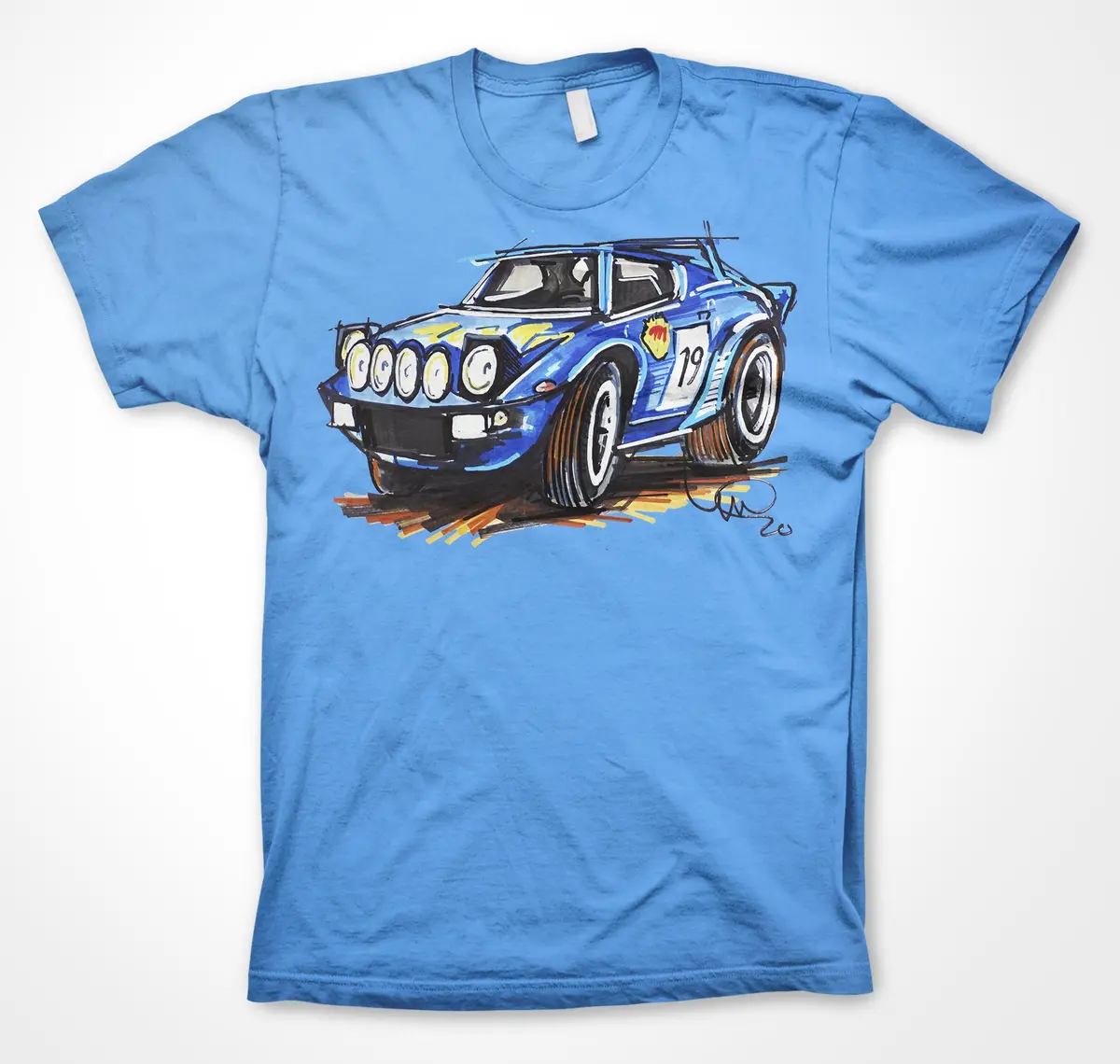 Lancia Stratos Rally Legend T-Shirt – Unisex Italian Classic Tee