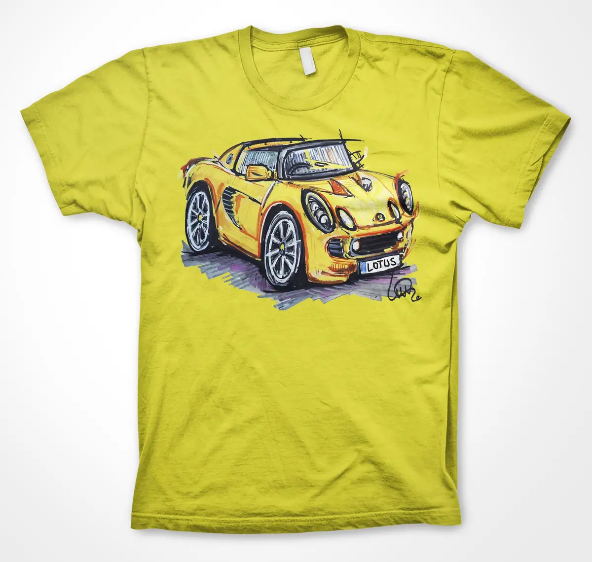 Lotus Elise Unisex T-Shirt – Lightweight Engineering Appreciation Design