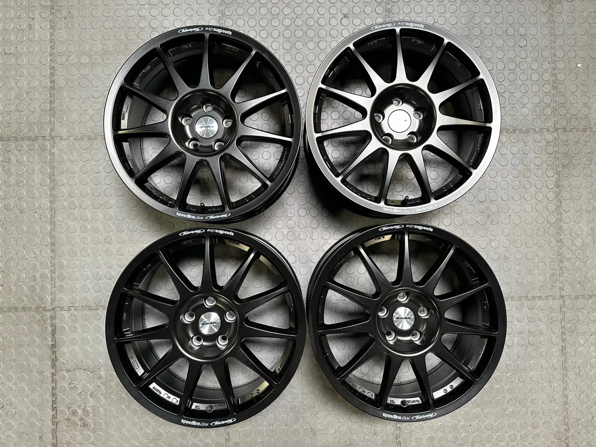 Demo Set - Speedline Turini For Mini F56 Fitment, 18X8, 5X100 Matte Black, Me Spec 1