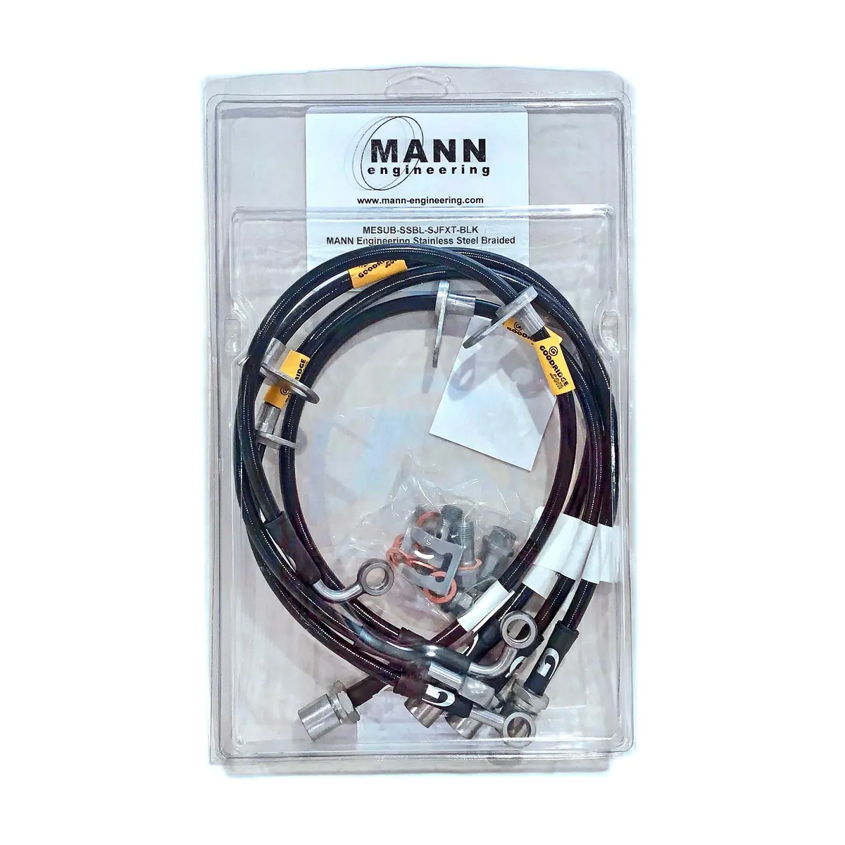 Mann Engineering Stainless Steel Brake Line Kit for 2014–2018 Subaru Forester