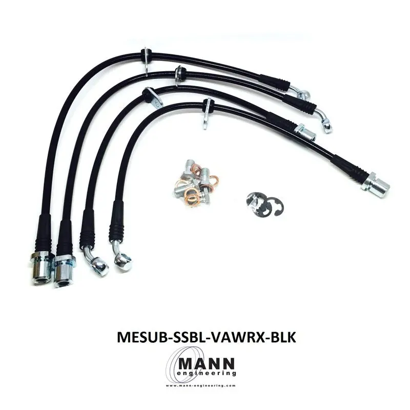 Mann Engineering Stainless Steel Brake Line Kit for 2015–2021 Subaru WRX