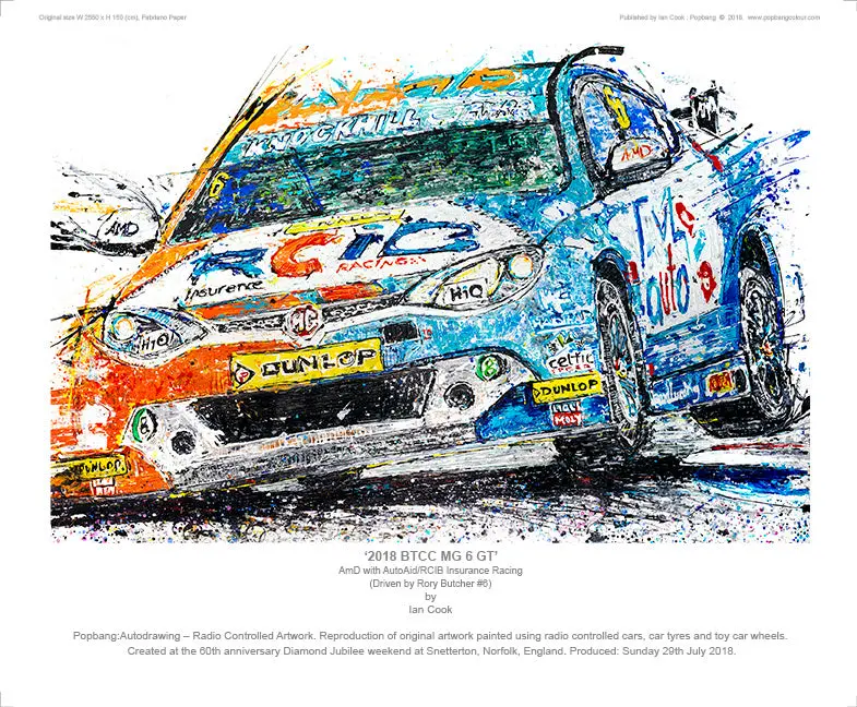 ‘2018 Btcc Mg 6 Gt Amd With Autoaid/Rcib Insurance Racing’ 1