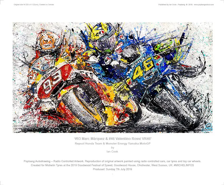 #93 Marc Márquez & #46 Valentino Rossi Vr46 1