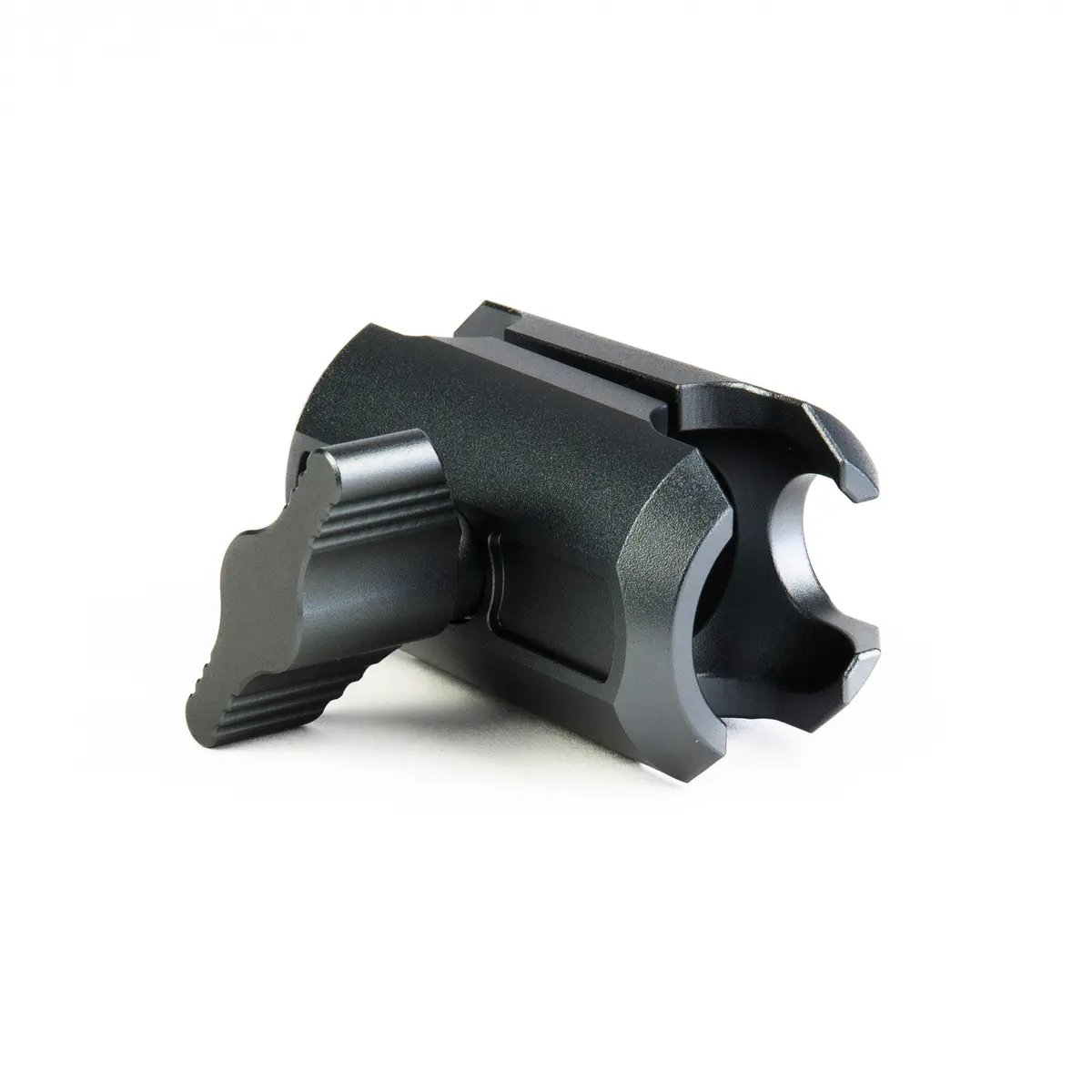 Mountech Double Socket Arm - Short, 1In Ball, Storm Gray 1