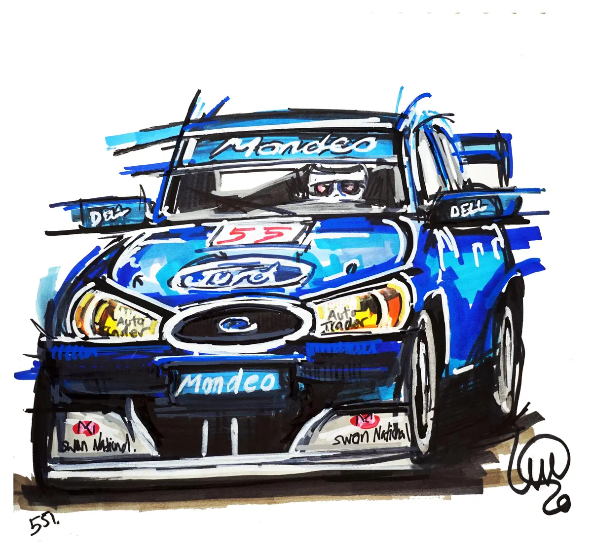 #Continuouscar No.551 | Ford Mondeo Btcc Supertourer - Nigel Mansell 1