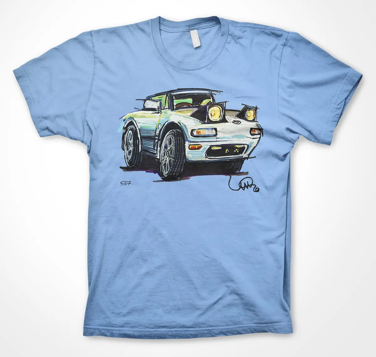 Mazda MX-5 Miata MKI Unisex T-Shirt – Lightweight Roadster Celebration
