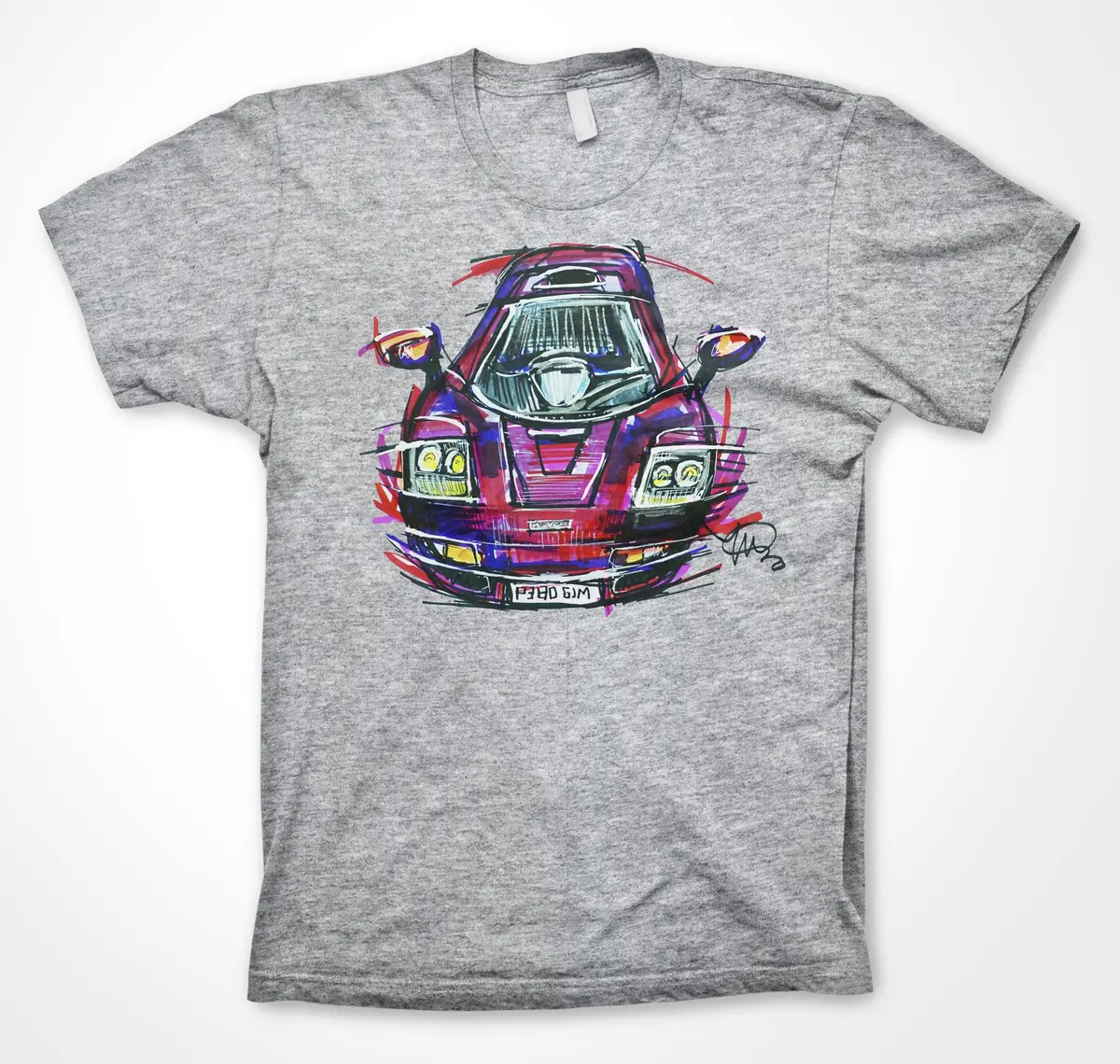 McLaren F1 Inspired Unisex T-Shirt by Continuouscar - Image 10