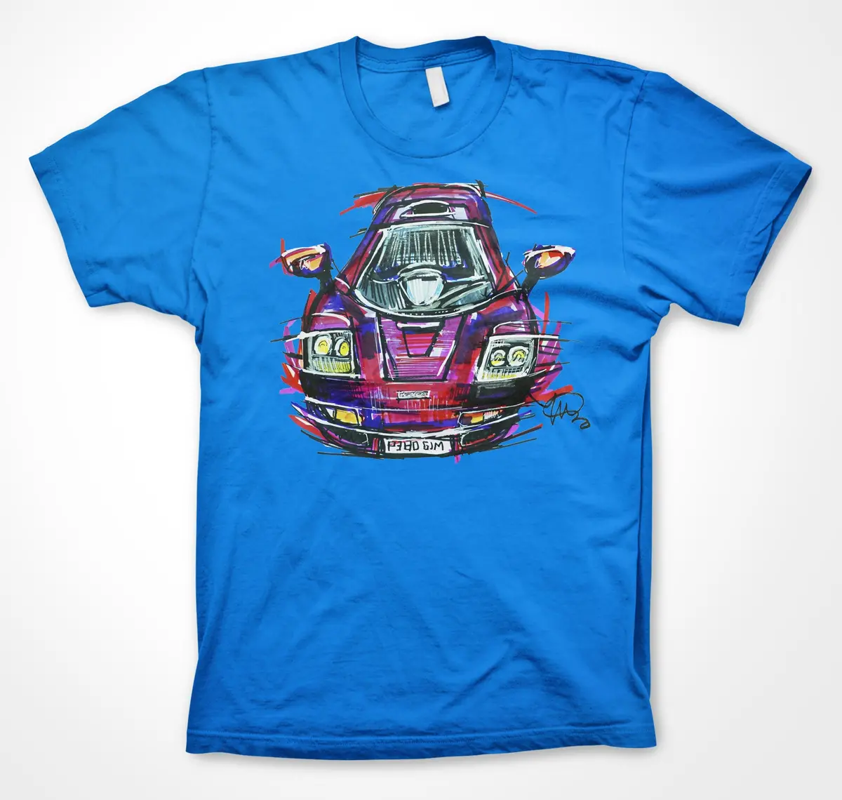 McLaren F1 Inspired Unisex T-Shirt by Continuouscar - Image 9