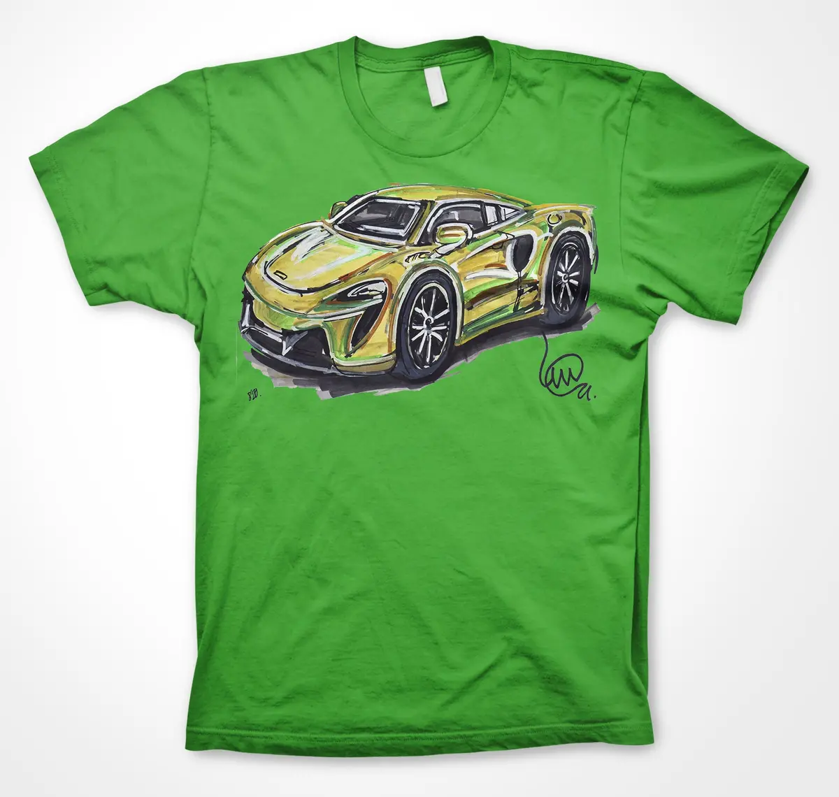 McLaren Artura Hypercar Graphic Unisex T-Shirt by Continuouscar