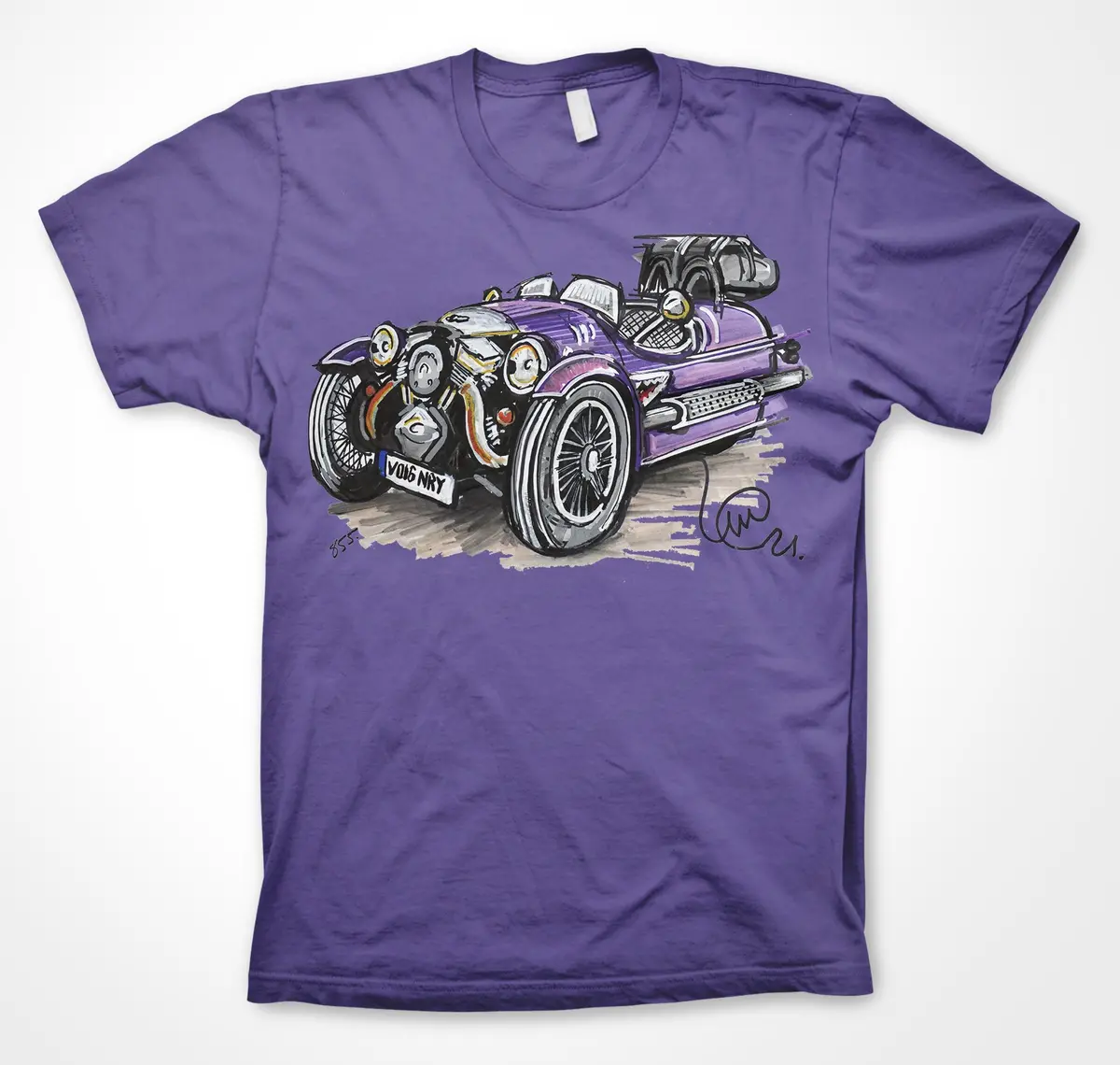 Morgan 3-Wheeler Vintage A1goy Style Unisex T-Shirt