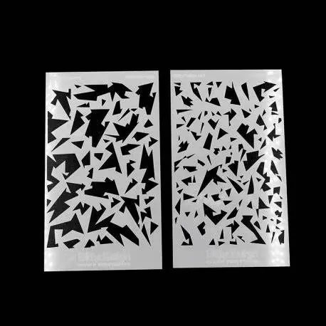 Bittydesign Vinyl Paint Stencil (Arctic Camo) 1