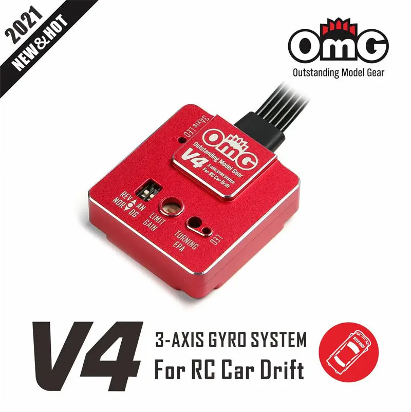 Omg V4 3-Axis Gyro With Digital/Analog Mode Metal Gyroscope For Rear Drive Car 1